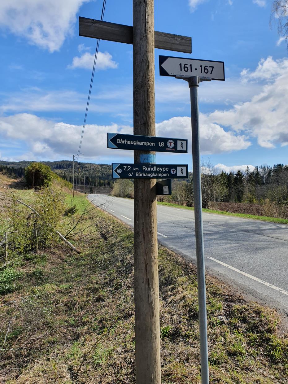 Mandag 04.05.20 Fottur Maura i Nannestad Kommune. Akershus.