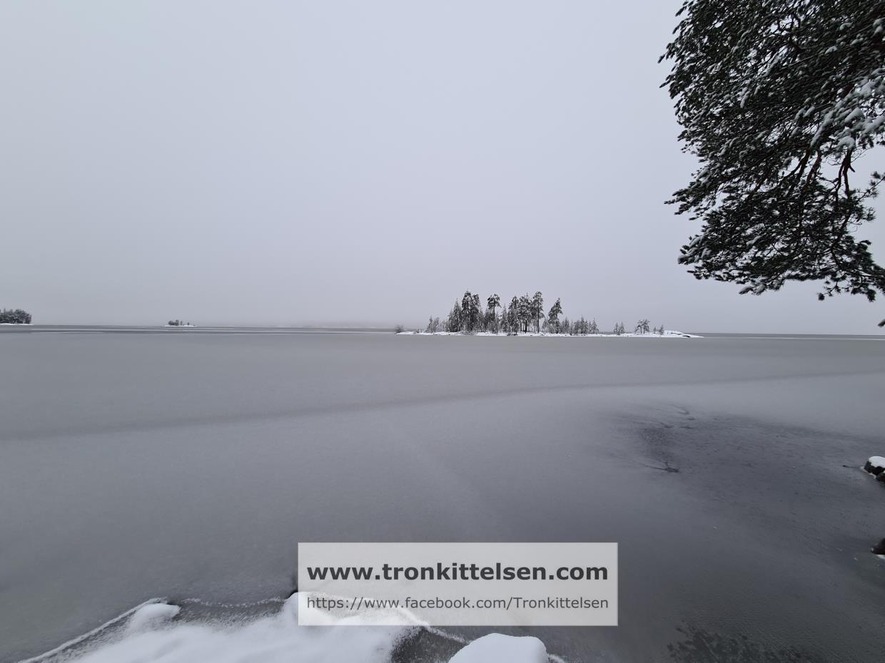 Lørdag 19.12.20 Samsjøen rundt Ringerike Kommune.